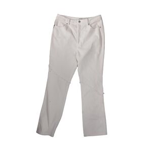 Mo-Vint Chic Women's White Straight Leg Pants size small